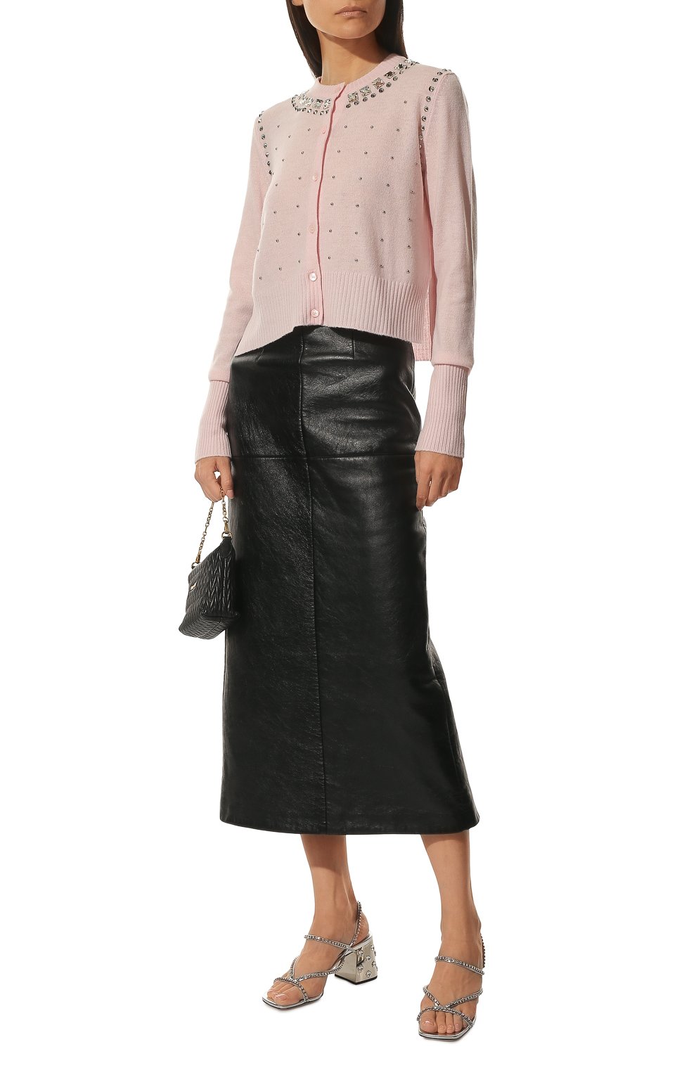 Кардиган из шерсти и кашемира MIU MIU, арт. MMF543-1Z4A-F0AL2, фото 2