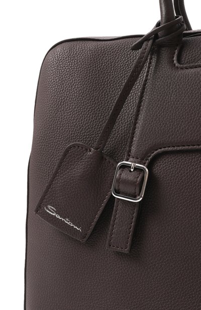 Портфель SANTONI темно-коричневого цвета по цене 165500 руб., арт. UIBGA2432EN-A0P2, фото 3 Портфель SANTONI, арт. UIBGA2432EN-A0P2, фото 3