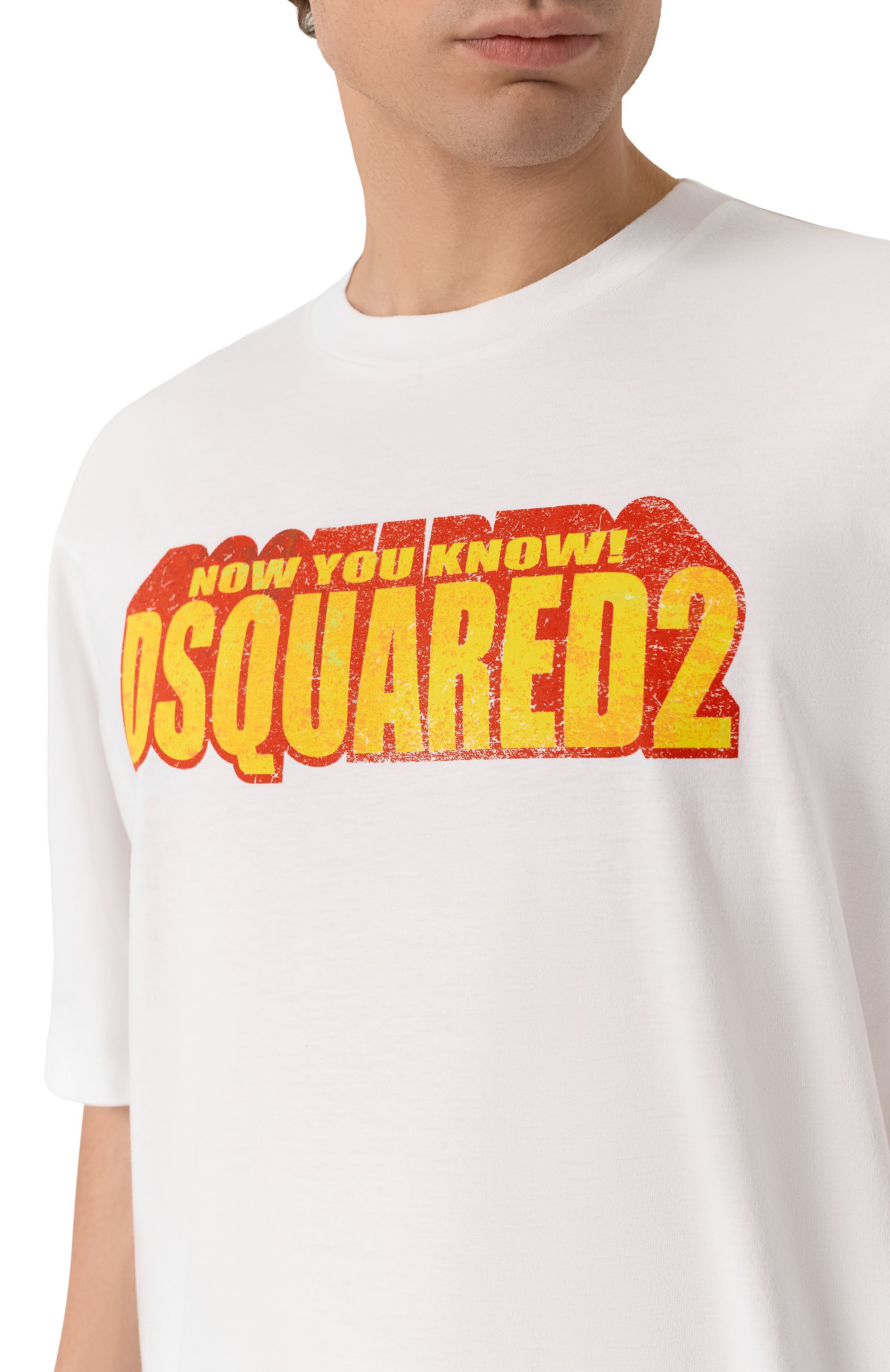 Хлопковая футболка DSQUARED2, арт. S71GD1553/S23009, фото 5