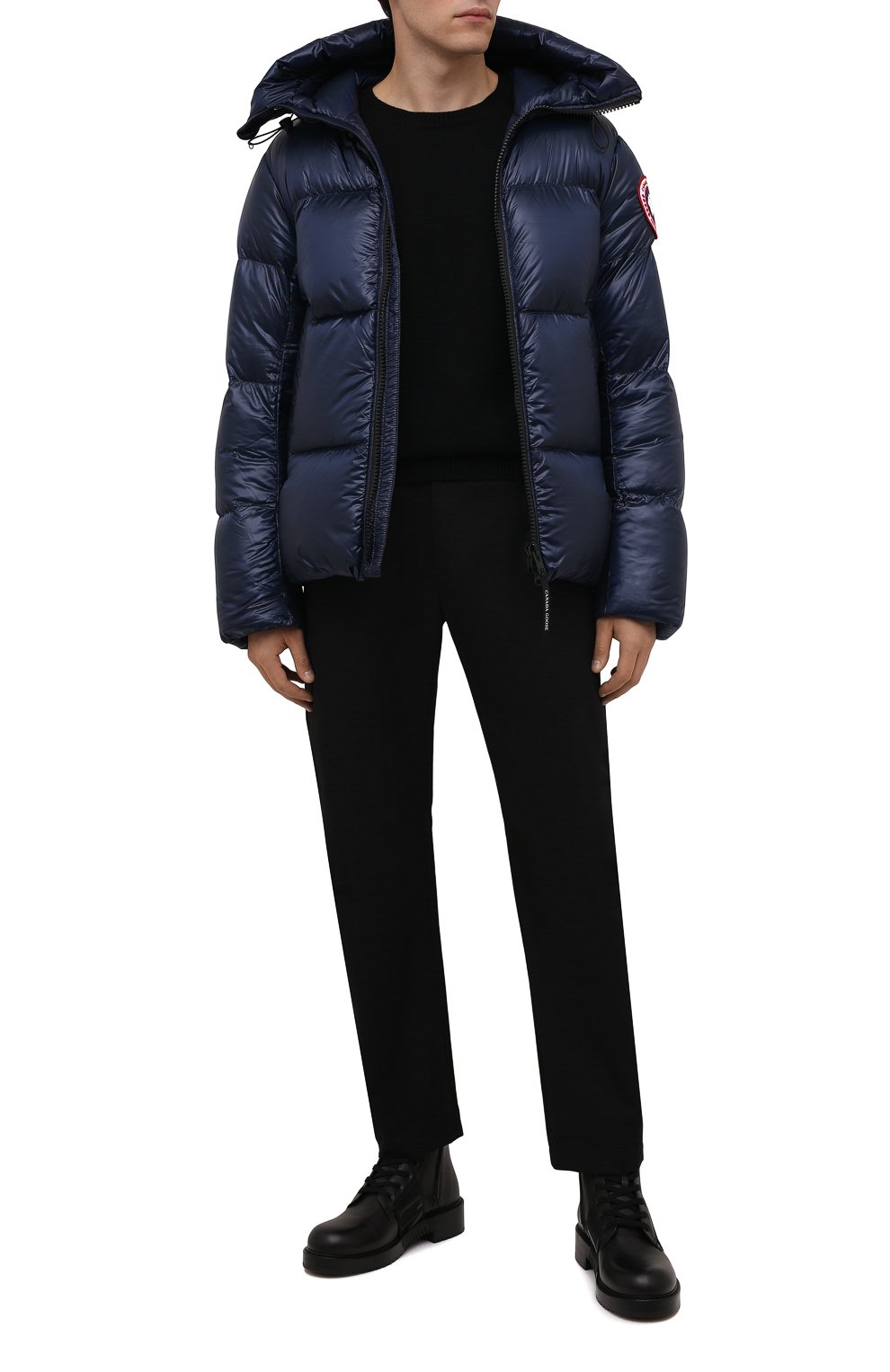 Пуховик crofton CANADA GOOSE темно-синего цвета по цене 175500 руб., арт. 2252M, фото 2 Пуховик crofton CANADA GOOSE, арт. 2252M, фото 2