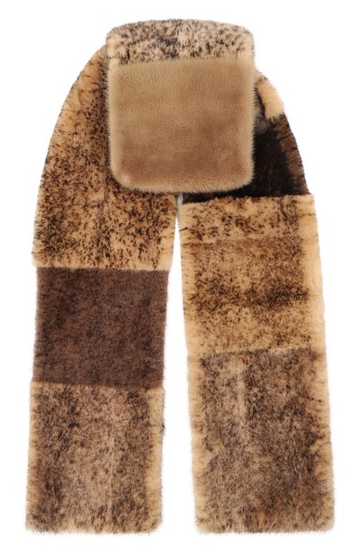 Женский меховой шарф из норки COLOR TEMPERATURE, арт. НТК-12/БН