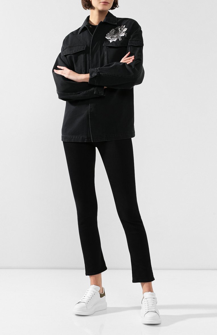 Кожаные кеды oversized ALEXANDER MCQUEEN, арт. 553770/WHGP7, фото 1
