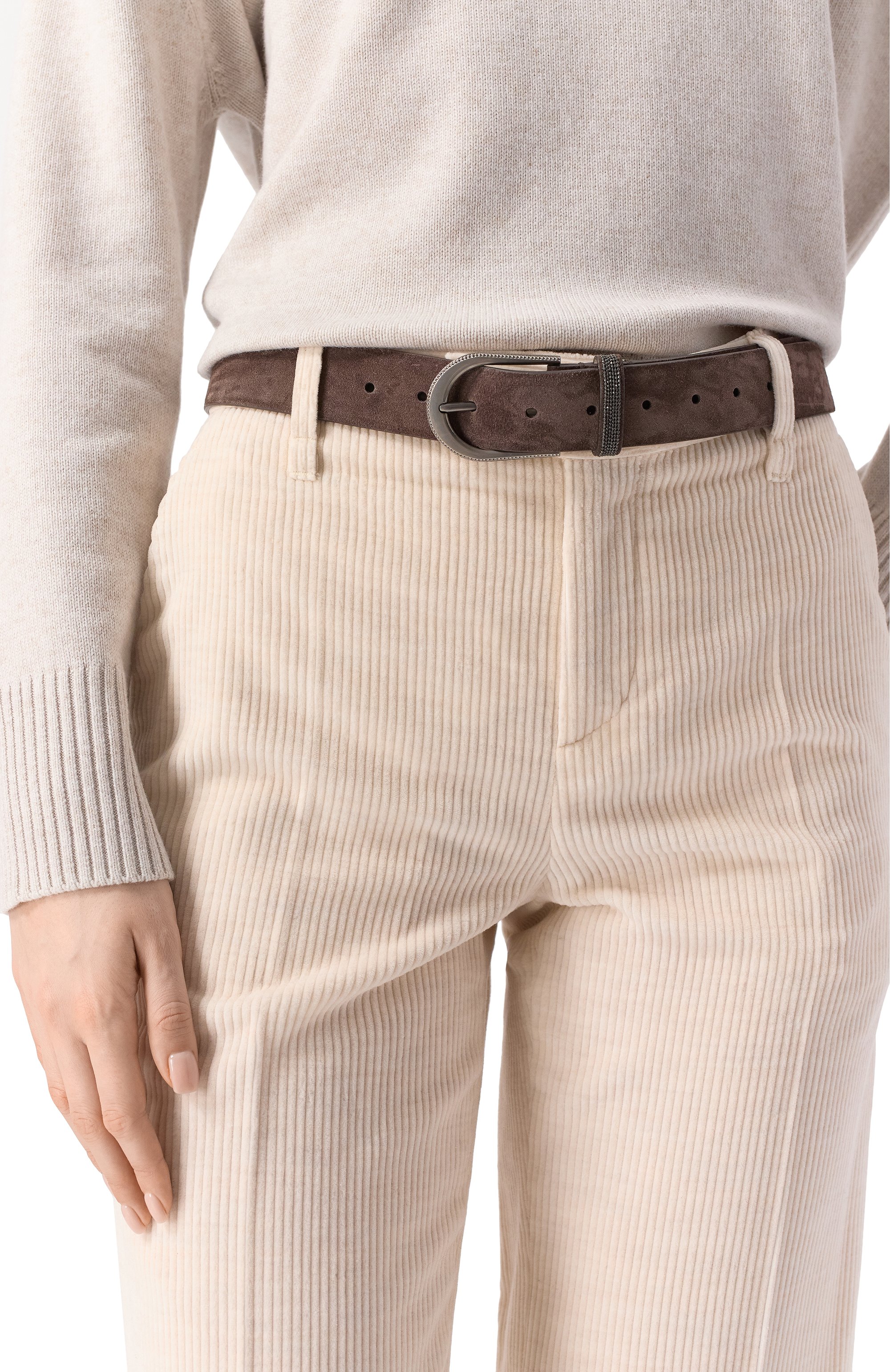 Замшевый ремень BRUNELLO CUCINELLI, арт. M0DELC31G, фото 2