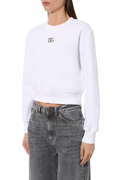 Хлопковый свитшот DOLCE & GABBANA, арт. F9Q74T/HU7H9, фото 3