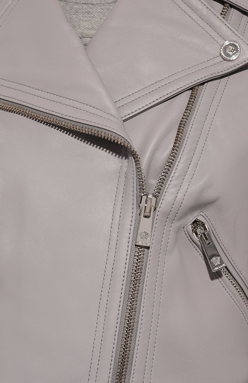 Кожаная куртка VERSACE, арт. 1010545/1A08926, фото 5