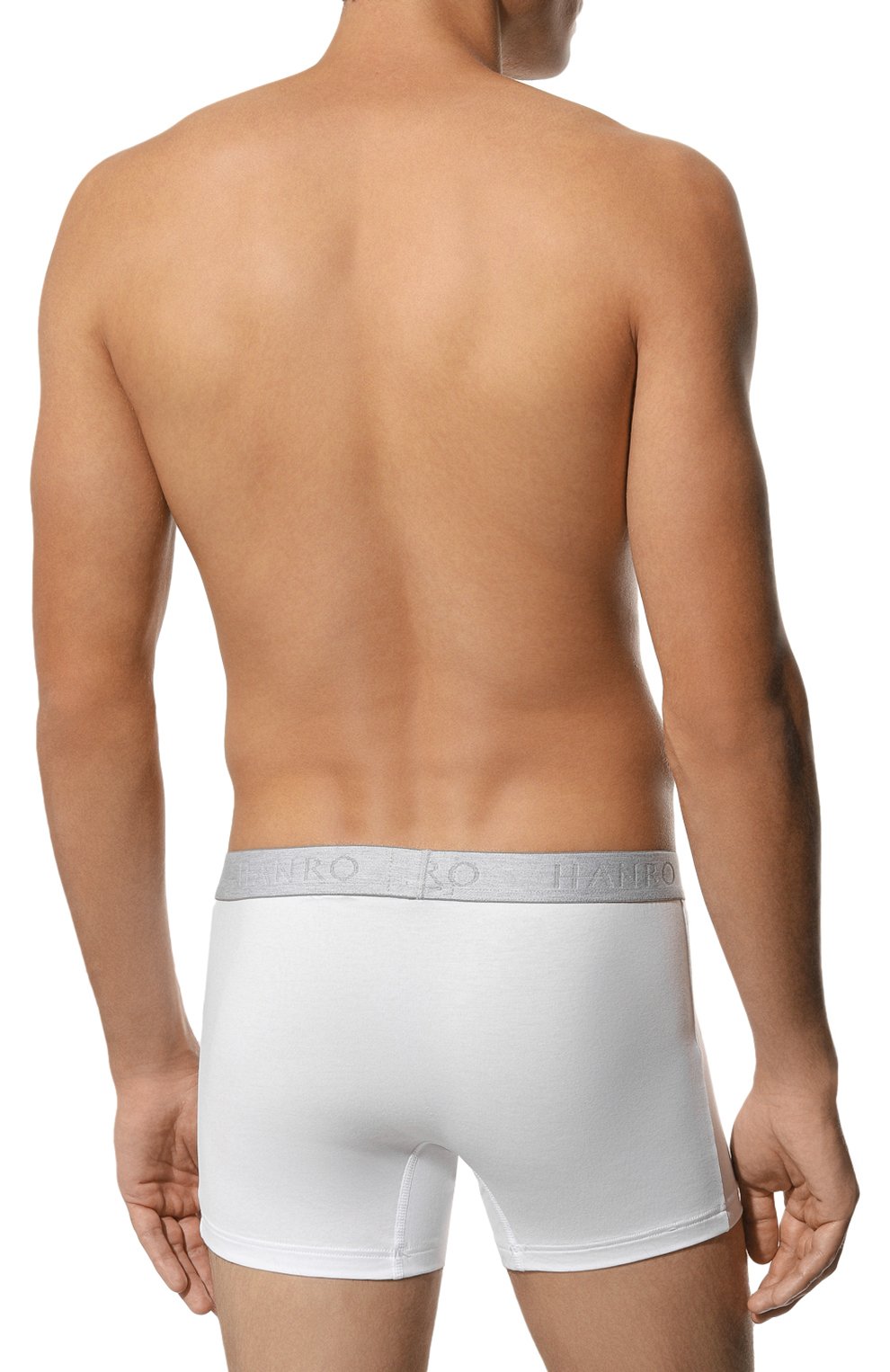 Комплект из двух боксеров HANRO белого цвета по цене 8790 руб., арт. 073078., фото 3 Комплект из двух боксеров HANRO, арт. 073078., фото 3