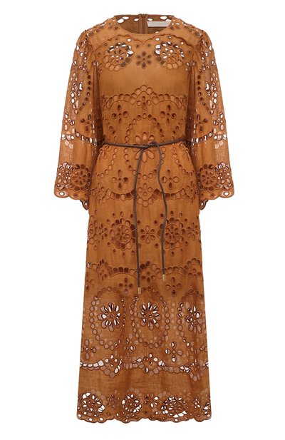 Женское льняное платье ZIMMERMANN, арт. 1444DSS244