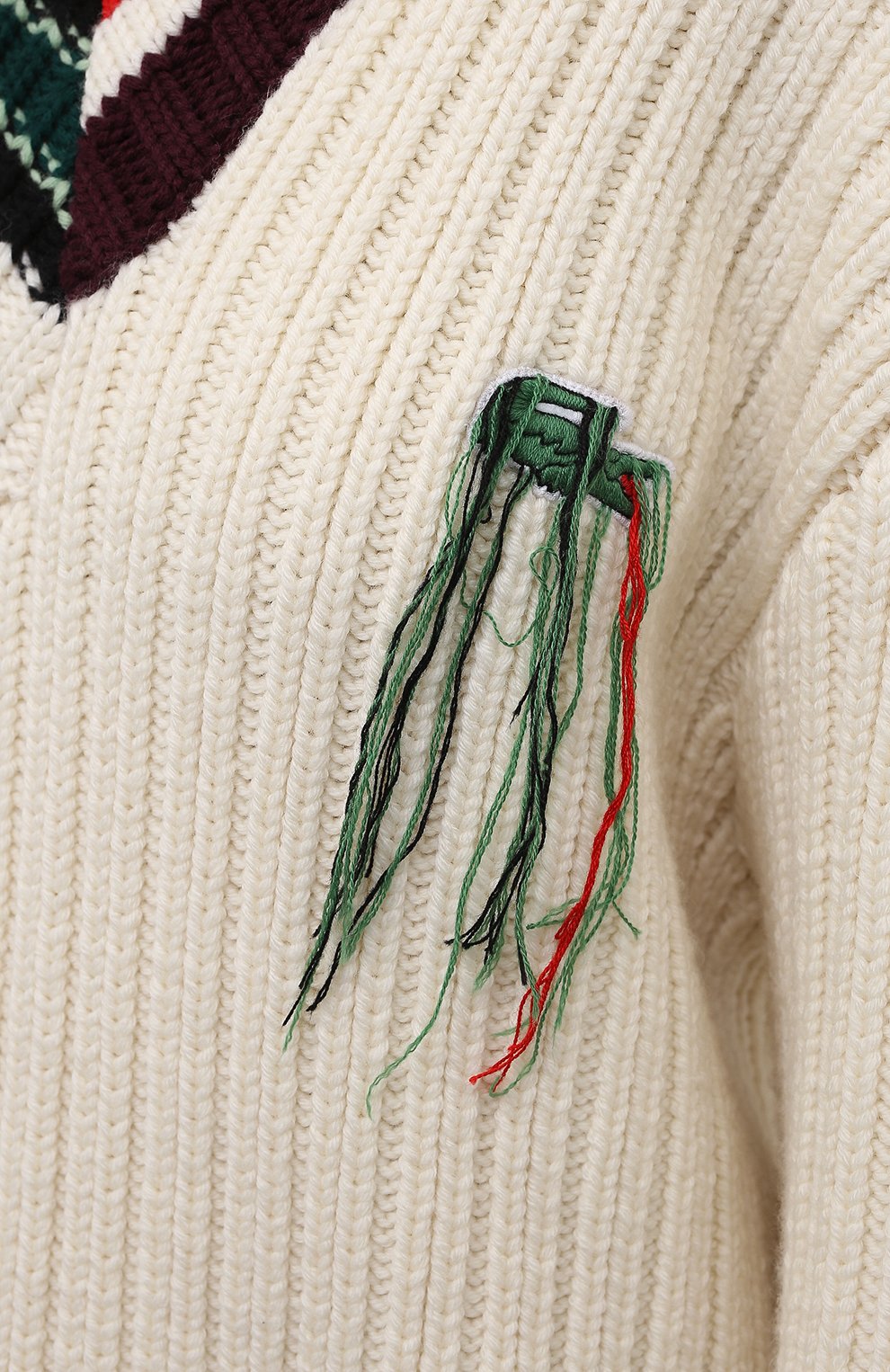 Шерстяной свитер LACOSTE, арт. AH04372CQ, фото 5