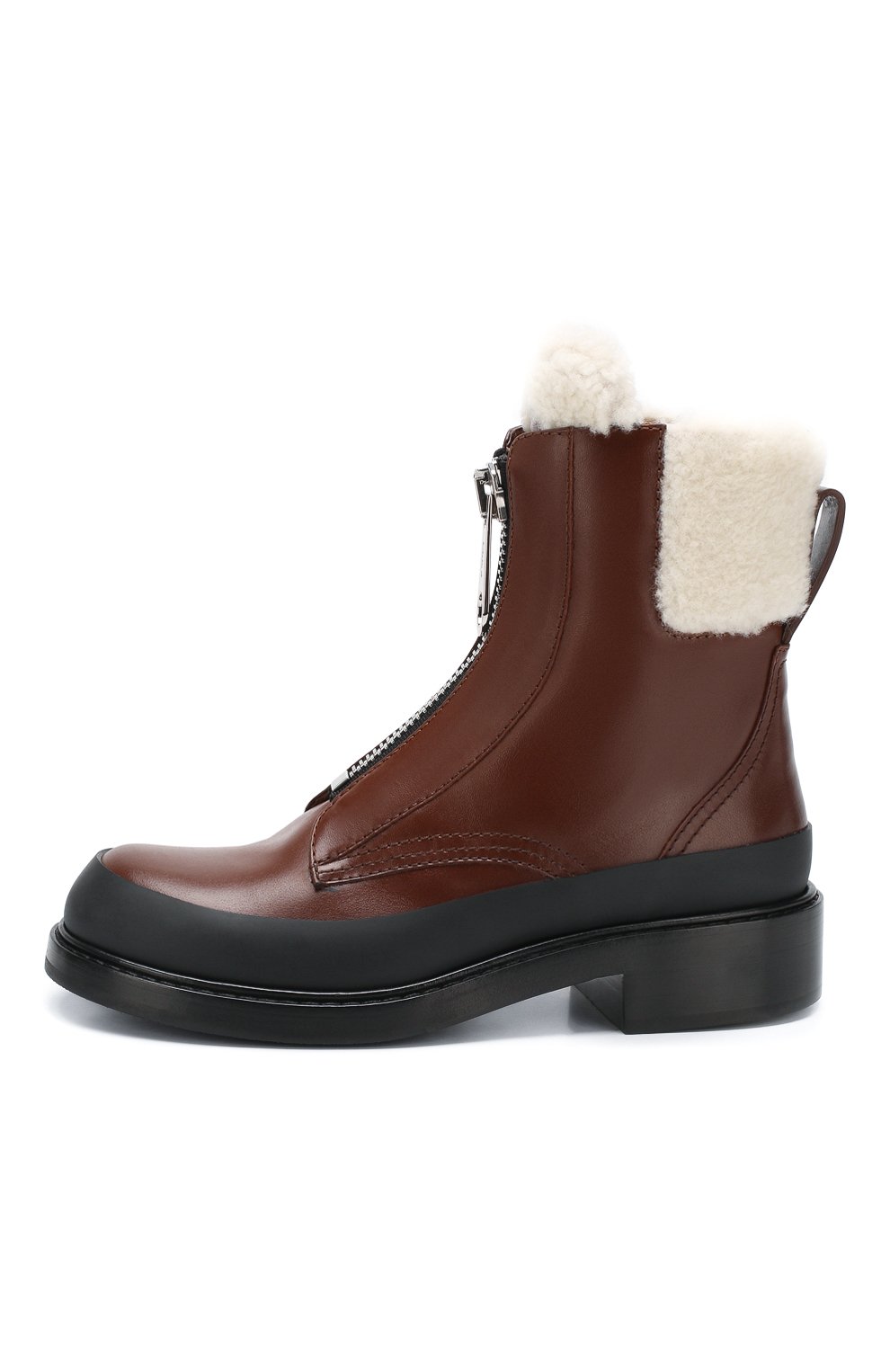 Кожаные ботинки roy CHLOÉ, арт. CHC19W255H5, фото 3