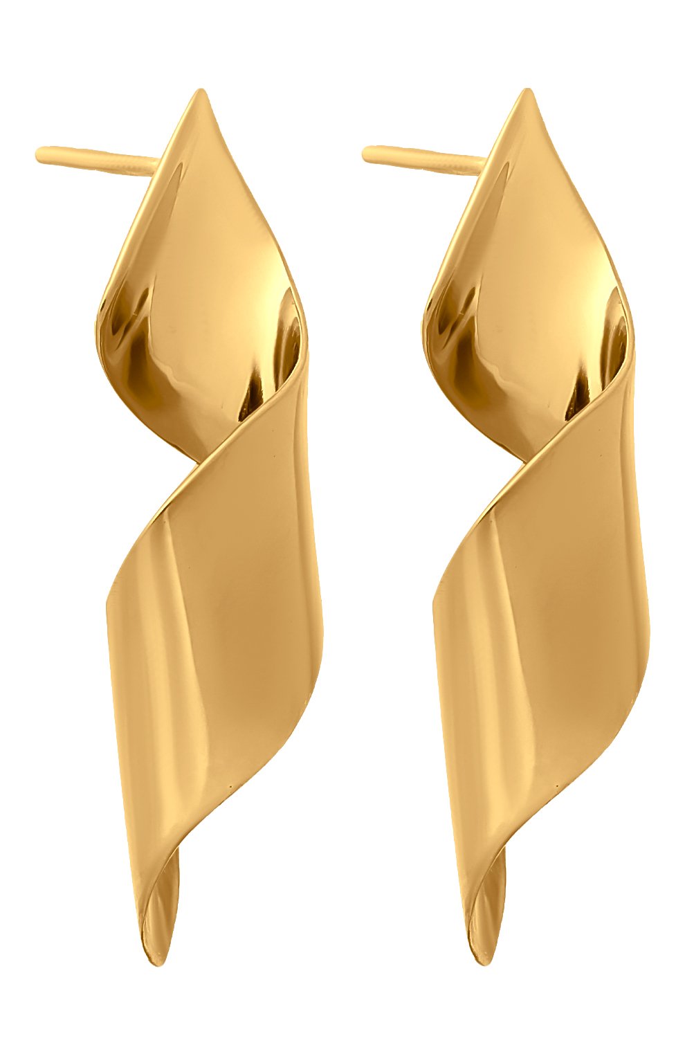 Серьги MS. MARBLE золотого цвета по цене 15600 руб., арт. MM-EWLVG, фото 3 Серьги MS. MARBLE, арт. MM-EWLVG, фото 3