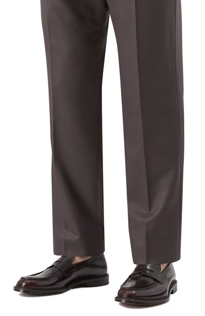 Кожаные пенни-лоферы DOUCAL'S, арт. DU2405PH0EUY007T, фото 3