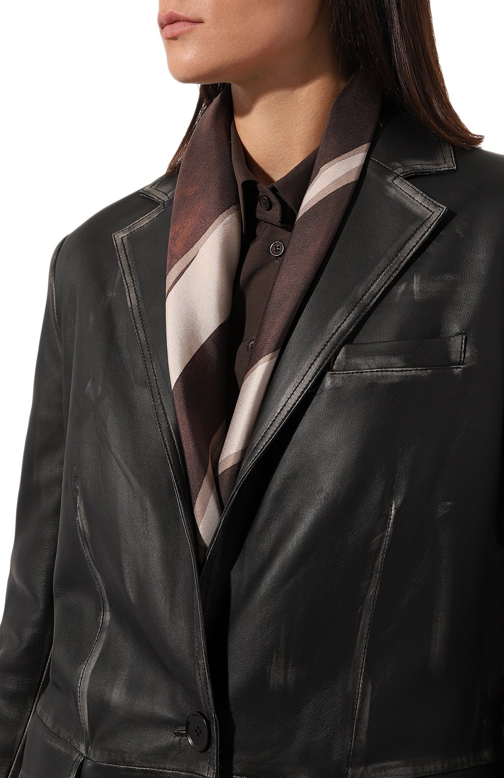 Шелковый платок KITON, арт. D53754XC5028, фото 2