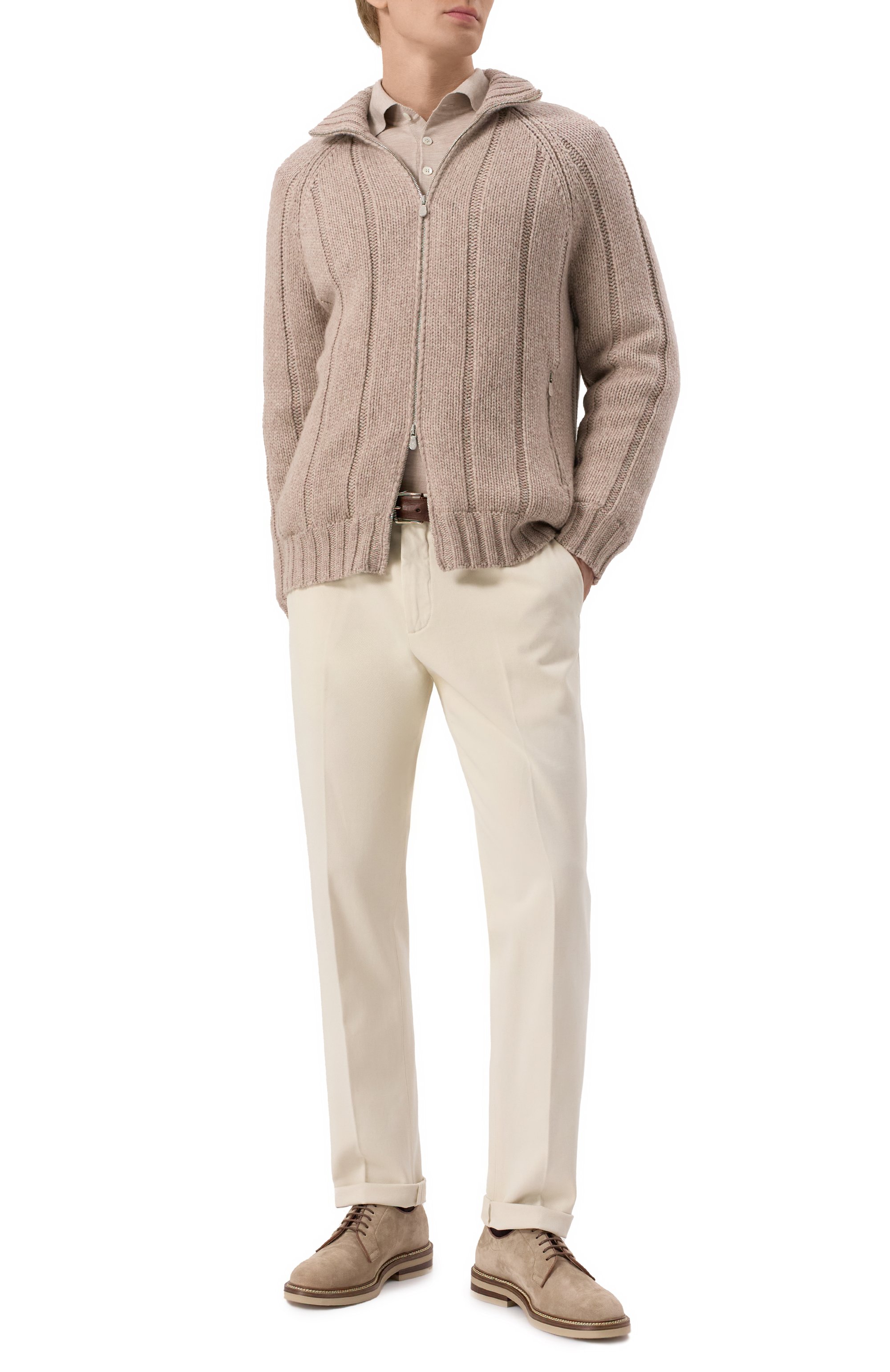 Замшевые дерби BRUNELLO CUCINELLI, арт. MZUPEAT708, фото 2