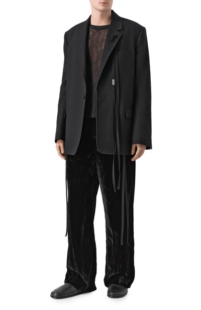 Мужские бархатные брюки ANN DEMEULEMEESTER, арт. B0010304/FA710