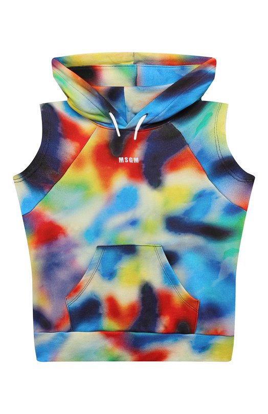 

Хлопковое худи MSGM kids, Разноцветный