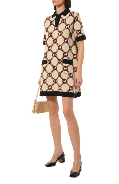 Двустороннее платье из шерсти GUCCI, арт. 678311 XKB5S, фото 2