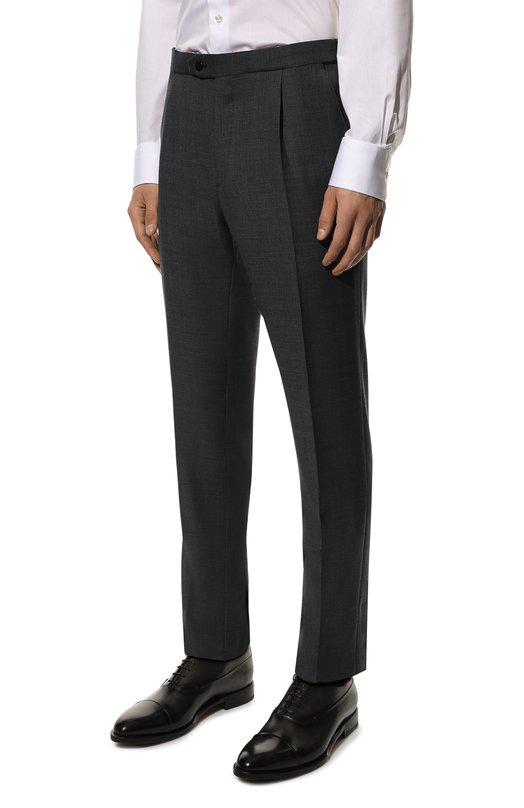 Шерстяной костюм Brioni RA7K25/P1A23/J0URNEY Синий  RA7K25/P1A23/J0URNEY Фото 4