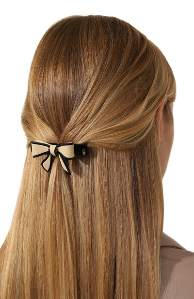 Заколка для волос ALEXANDRE DE PARIS черно-белого цвета по цене 12920 руб., арт. AA6-12688-03 X, фото 2 Заколка для волос ALEXANDRE DE PARIS, арт. AA6-12688-03 X, фото 2