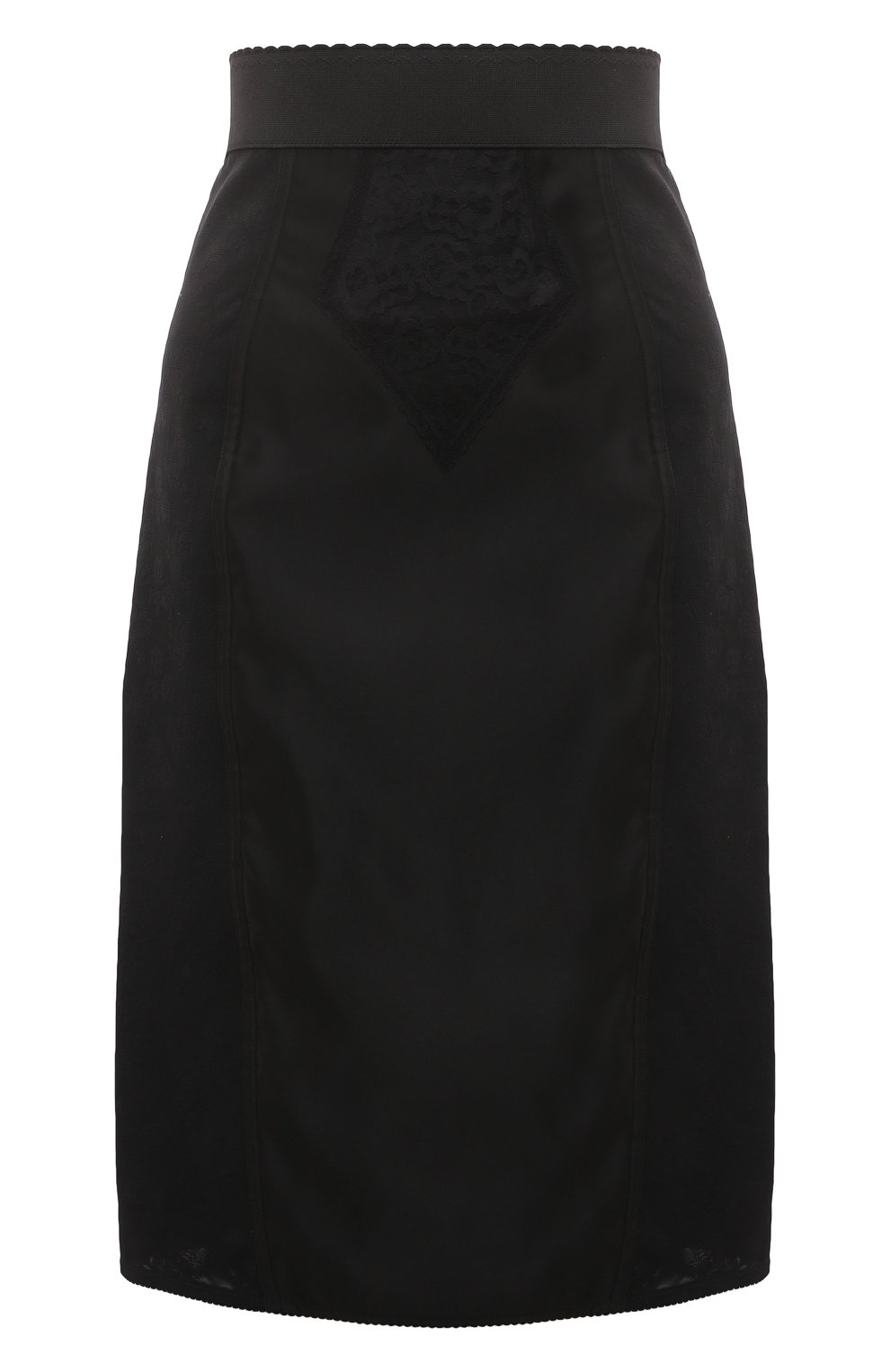 Юбка DOLCE & GABBANA черного цвета по цене 85800 руб., арт. F4Z81T/GDC38, фото 1 Юбка DOLCE & GABBANA, арт. F4Z81T/GDC38, фото 1