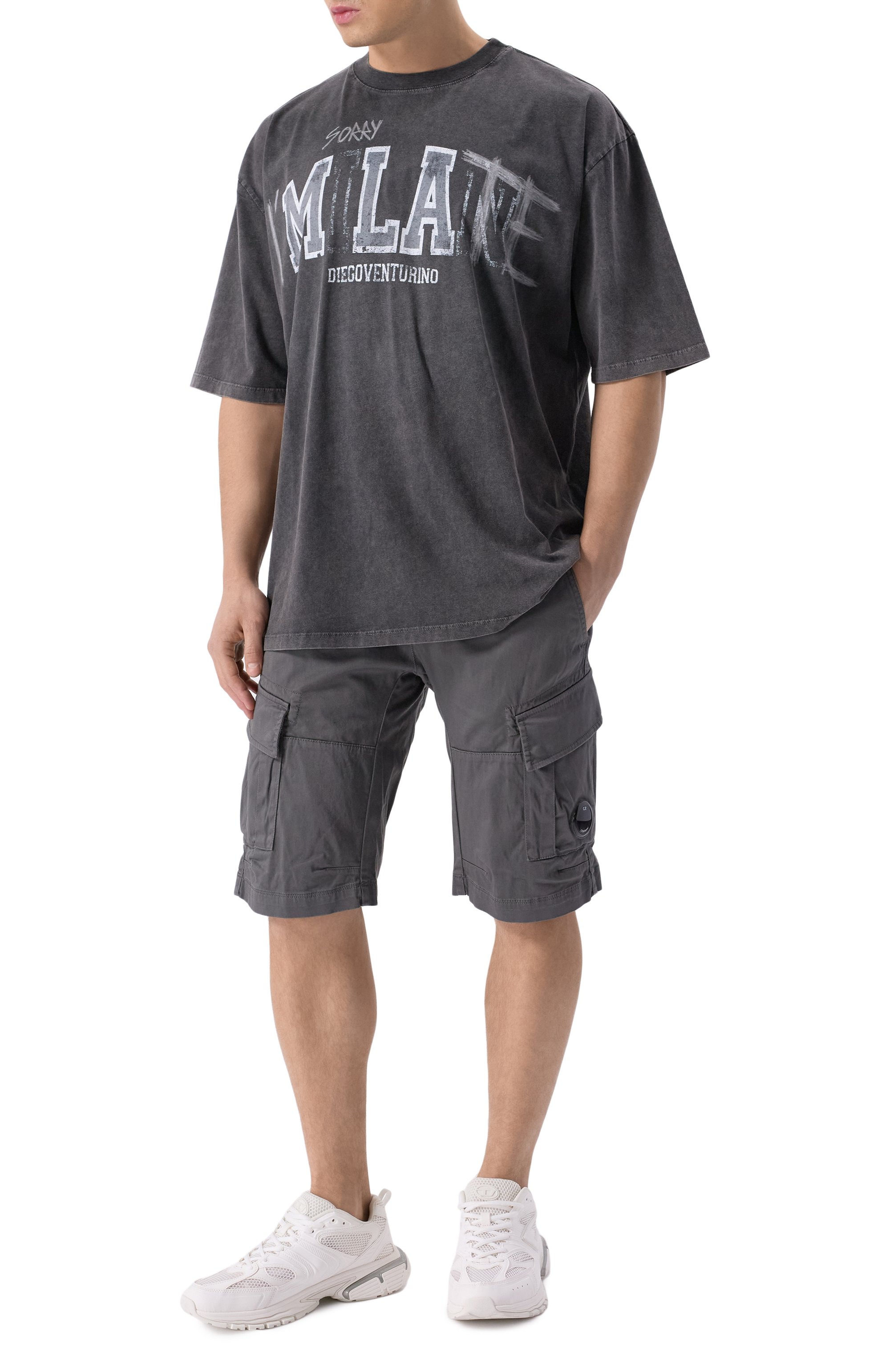 Хлопковая футболка DIEGO VENTURINO, арт. DVTS0LATE, фото 2