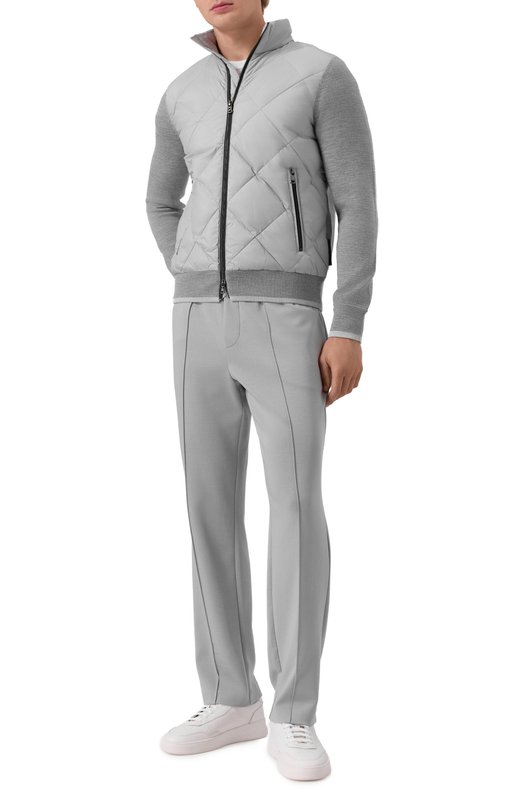 Комбинированный кардиган Bogner 88889426 Серый  88889426 Фото 2