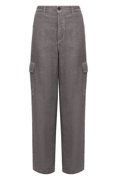 Женские льняные брюки-карго 120% LINO, арт. 31ALIW290J/000F753/S00