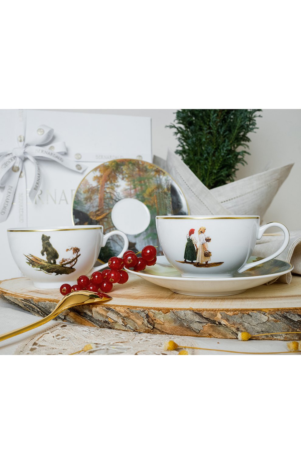 Набор из 2-х чашек с блюдцами наследие третьяковской галереи BERNARDAUD, арт. G901/22665, фото 3