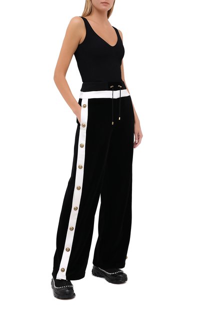 Хлопковые брюки BALMAIN, арт. UF15362/J076, фото 2