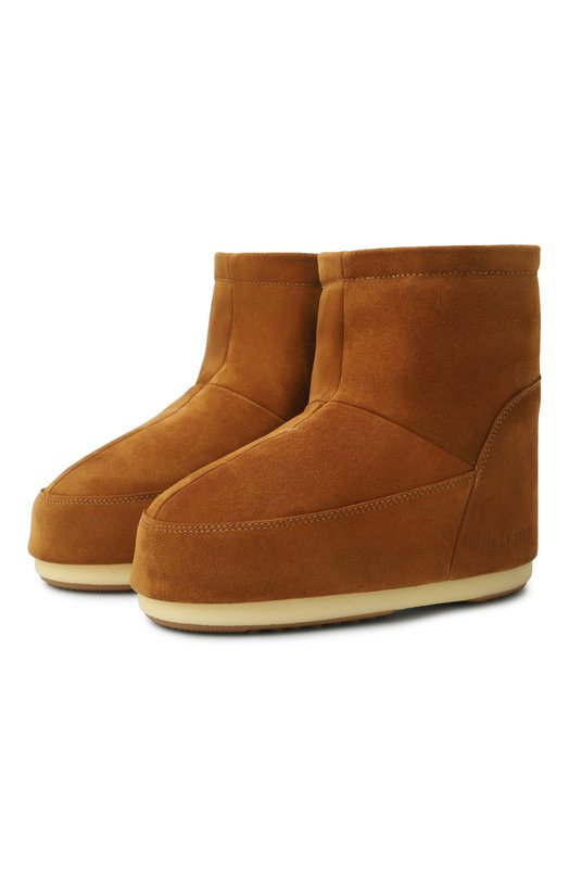 Замшевые полусапоги Icon Low Nolace Moon Boot 80D1409400 Коричневый 80D1409400