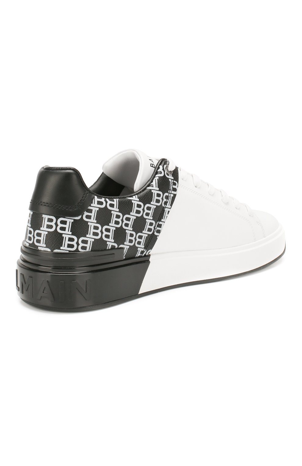 Кожаные кеды BALMAIN, арт. TM1C209/LSMR, фото 4