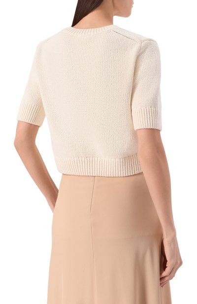 Хлопковый пуловер 12 STOREEZ, арт. 135833, фото 4