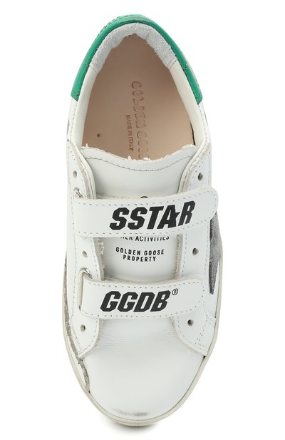 Кожаные кеды superstar GOLDEN GOOSE DELUXE BRAND, арт. GJF00111.F002822, фото 4