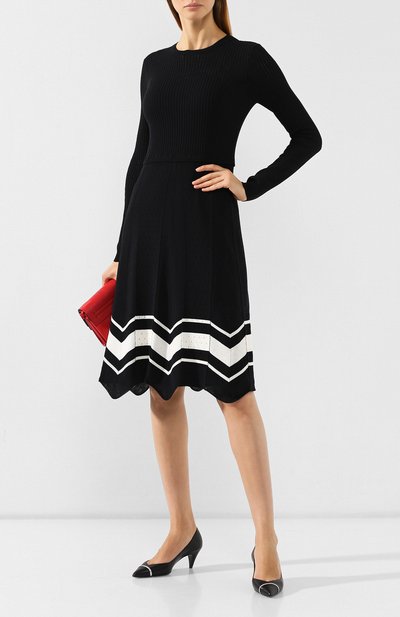 Хлопковое платье REDVALENTINO, арт. SR0KDA84/4NK, фото 2