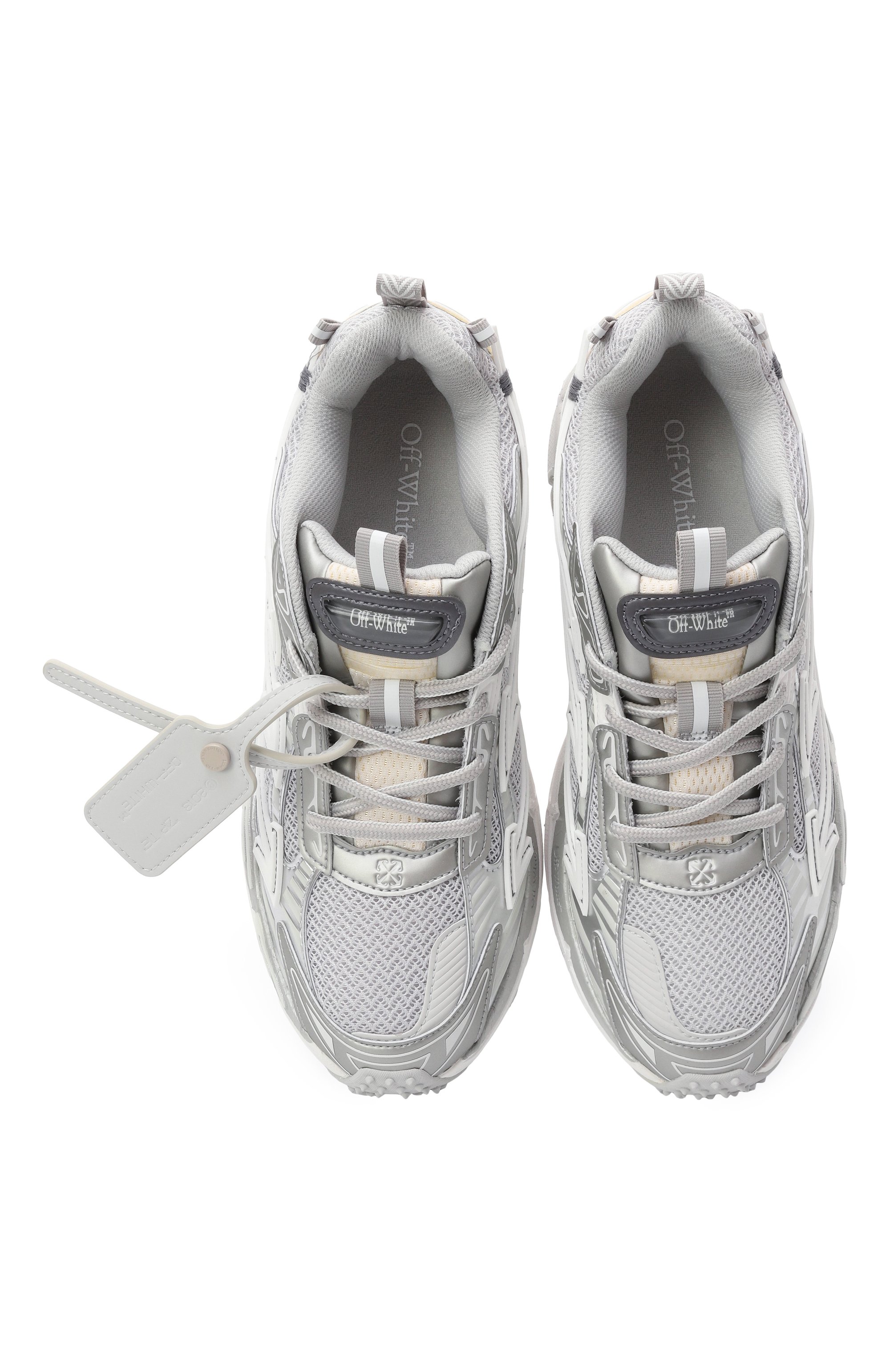 Комбинированные кроссовки be right back OFF-WHITE, арт. 0WIA289C99FAB001, фото 6