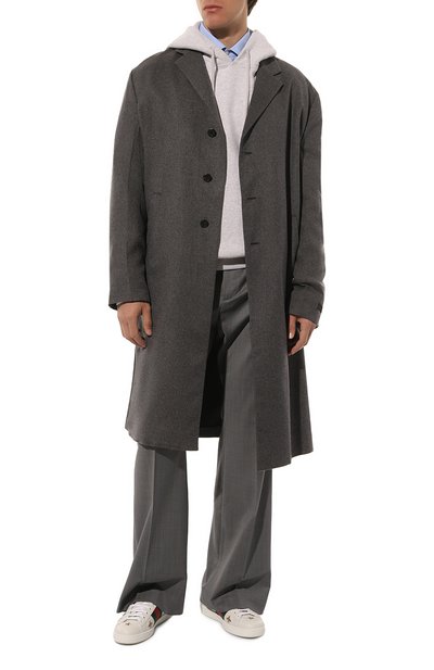 Комбинированные кеды new ace GUCCI белого цвета по цене 90720 руб., арт. 386750 A38F0, фото 2 Комбинированные кеды new ace GUCCI, арт. 386750 A38F0, фото 2