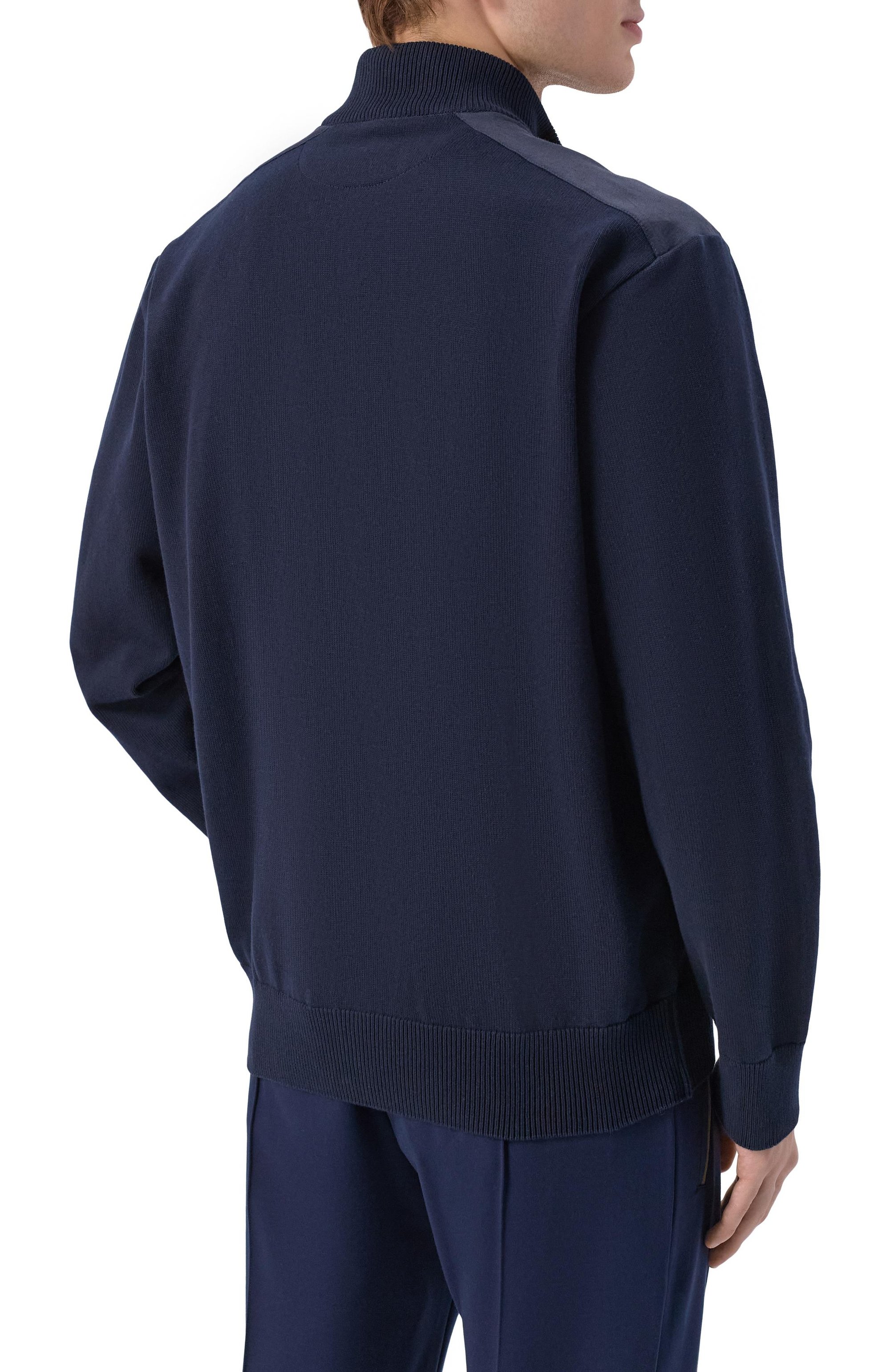 Хлопковый кардиган PAUL&SHARK темно-синего цвета по цене 79950 руб., арт. 26411702_001, фото 4 Хлопковый кардиган PAUL&SHARK, арт. 26411702_001, фото 4