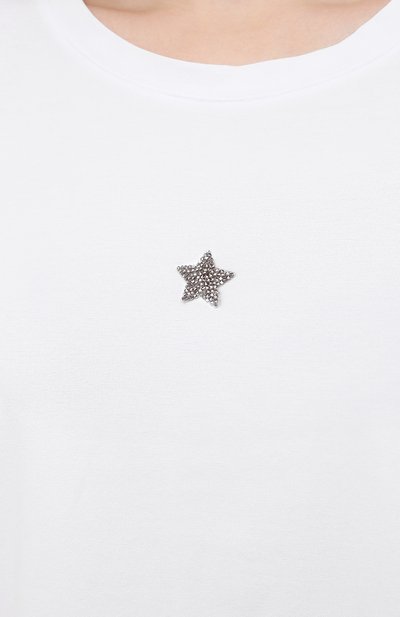 Хлопковая футболка LORENA ANTONIAZZI, арт. P2155TS025/9999, фото 5