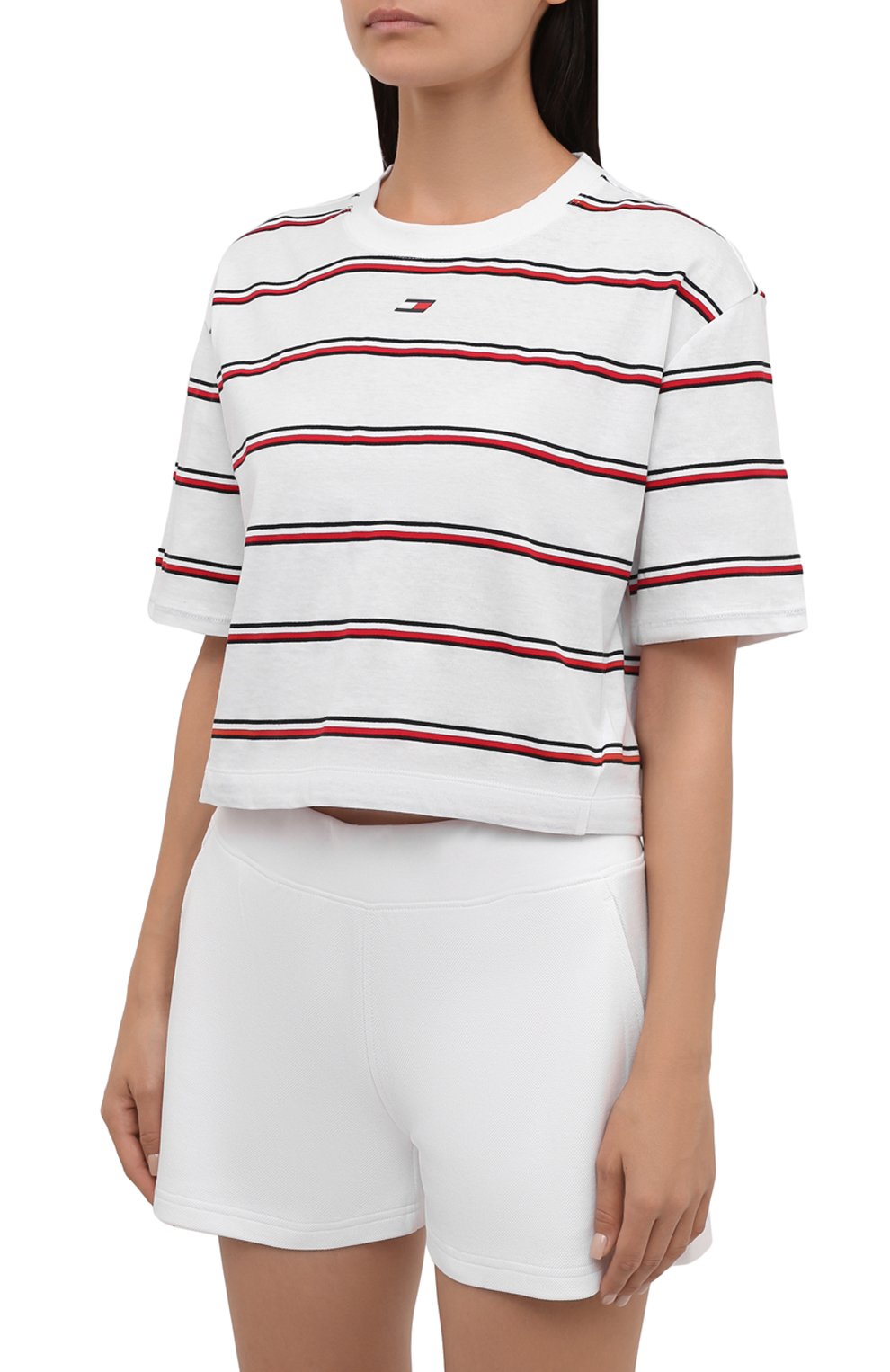 Хлопковая футболка TOMMY HILFIGER, арт. S10S101158, фото 3