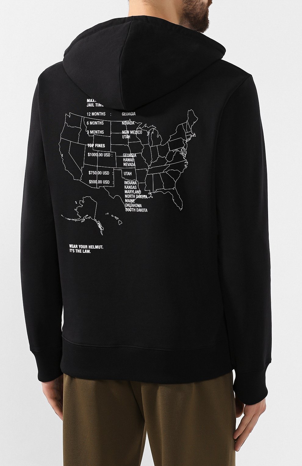 Хлопковое худи HELMUT LANG, арт. J04HM518, фото 4