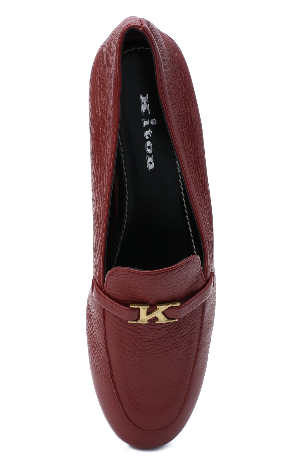 Кожаные лоферы KITON, арт. D50803X04T77, фото 5