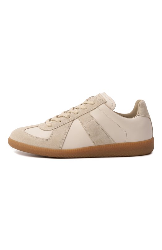 Кожаные кеды Replica Maison Margiela S58WS0109/P1895 Кремовый  S58WS0109/P1895 Фото 4