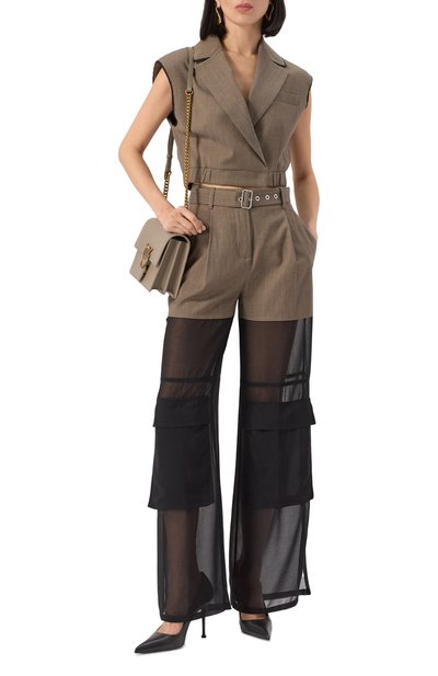 Брюки из шерсти и хлопка PINKO, арт. 104908/A2HC, фото 2