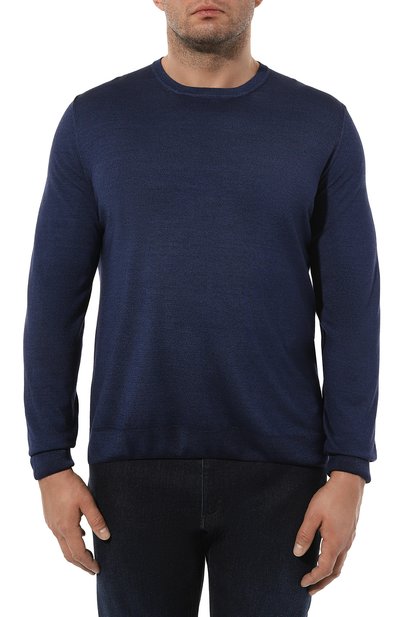 Джемпер из шерсти и шелка CANALI, арт. C0480B/MX01165, фото 3