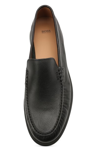 Кожаные лоферы BOSS черного цвета по цене 27300 руб., арт. 50454965, фото 5 Кожаные лоферы BOSS, арт. 50454965, фото 5