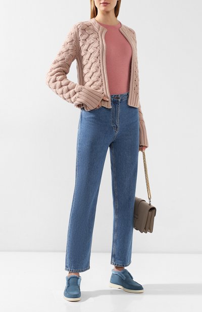 Замшевые ботинки open walk LORO PIANA, арт. FAG3602, фото 2