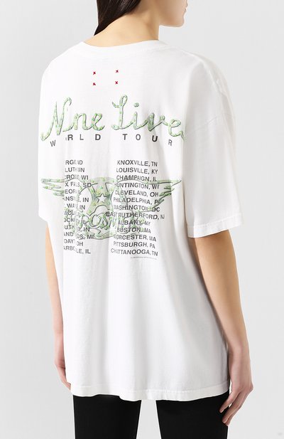 Хлопковая футболка ROYAL WORKSHOP, арт. ST0NED TEE FR0NT+BACK, фото 4