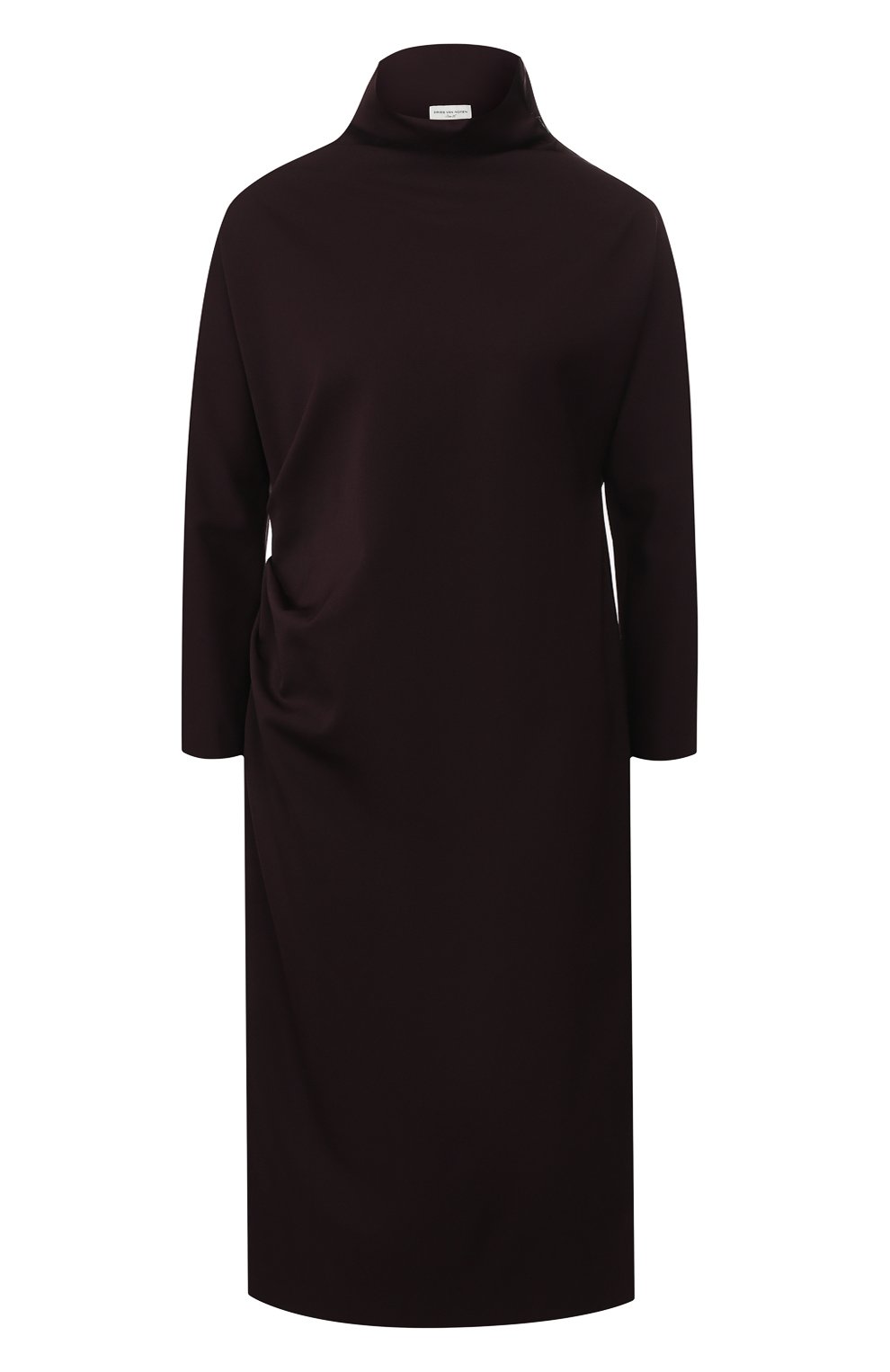 Шерстяное платье DRIES VAN NOTEN фиолетового цвета по цене 142000 руб., арт. 192-11073-8229, фото 1 Шерстяное платье DRIES VAN NOTEN, арт. 192-11073-8229, фото 1