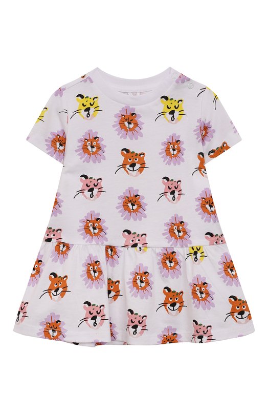 

Хлопковое платье Stella McCartney, Белый