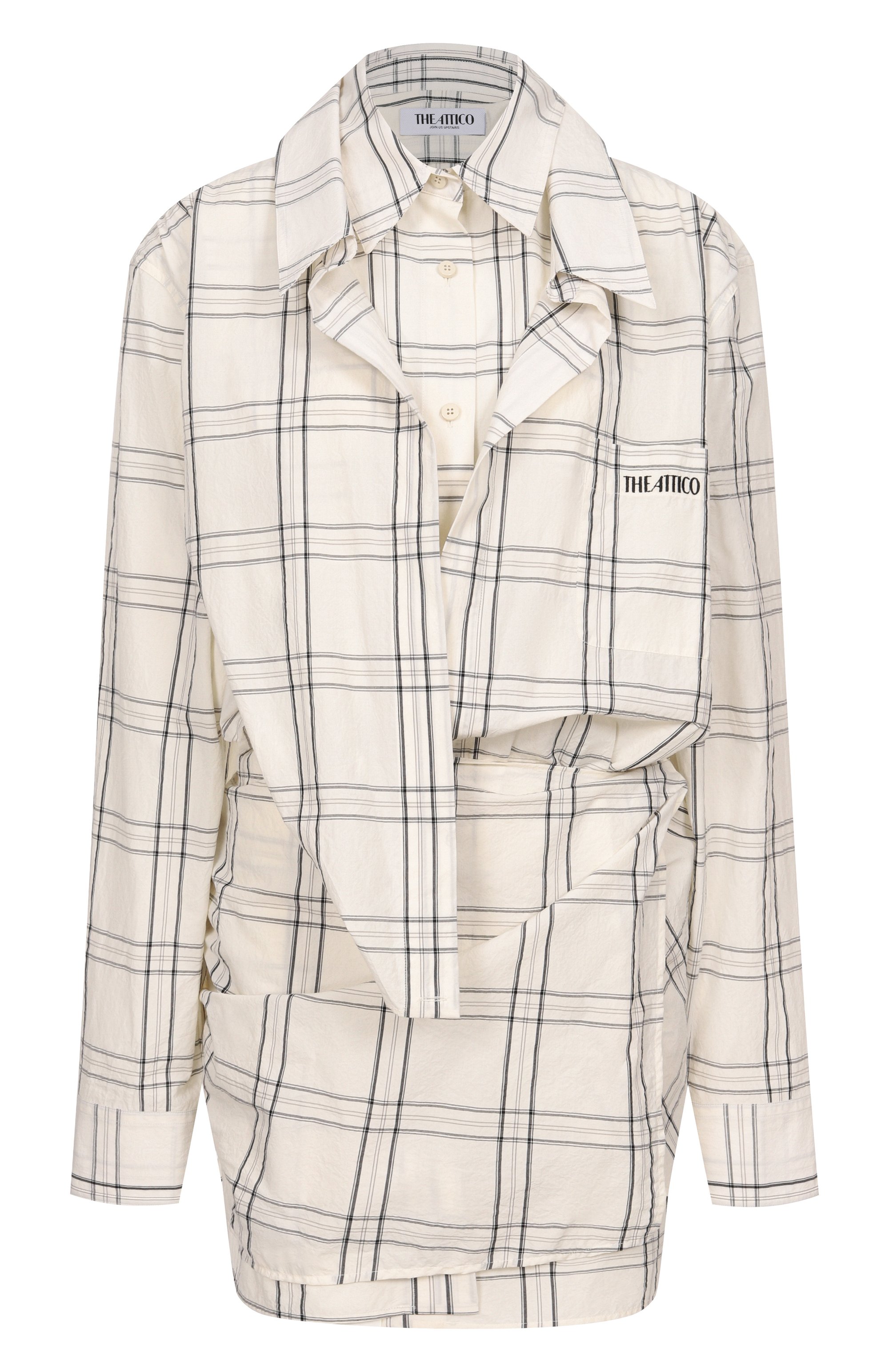 Хлопковое платье THE ATTICO, арт. 260WCA00458/CCC125AA, фото 1