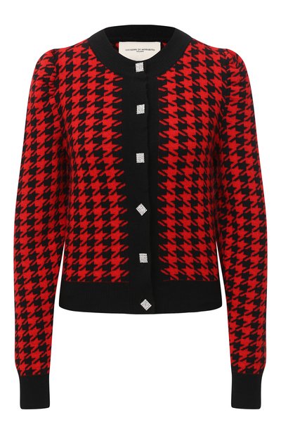 Шерстяной кардиган GIUSEPPE DI MORABITO красного цвета по цене 28550 руб., арт. PF20048KN-132-PDP, фото 1 Шерстяной кардиган GIUSEPPE DI MORABITO, арт. PF20048KN-132-PDP, фото 1